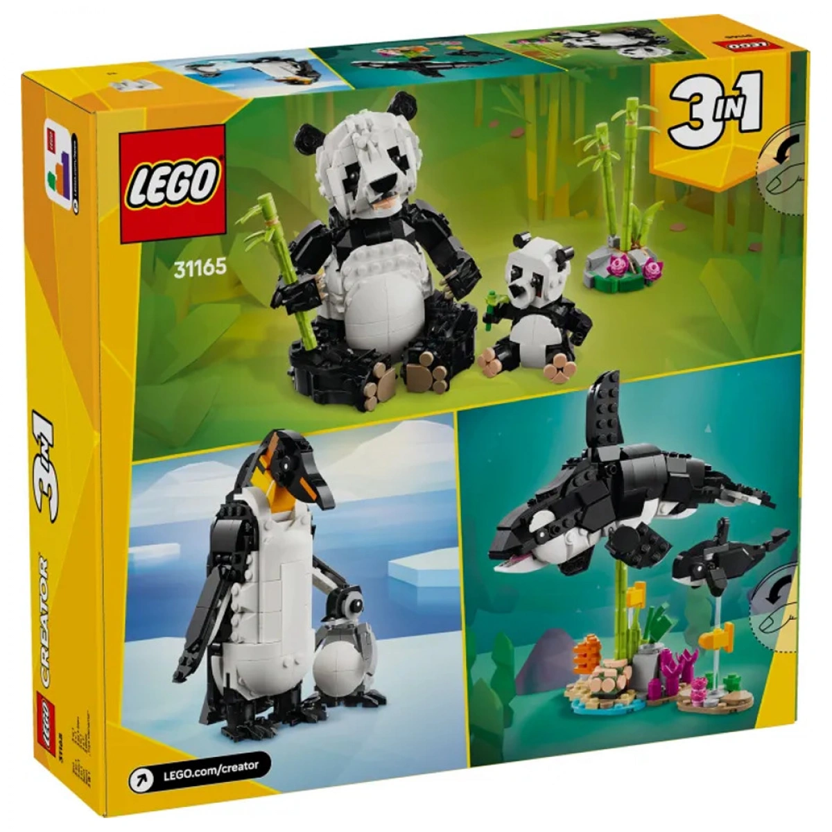 LEGO WILD ANIMALS: PANDA FAMILY 31165