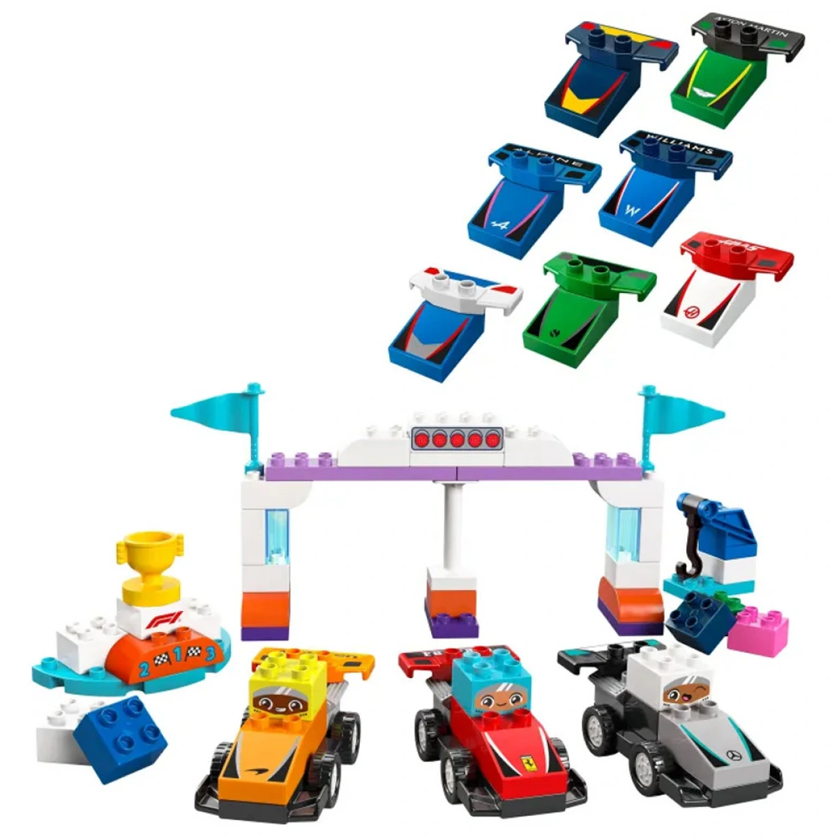 LEGO F1 TEAM RACE CARS & DRIVERS 10445