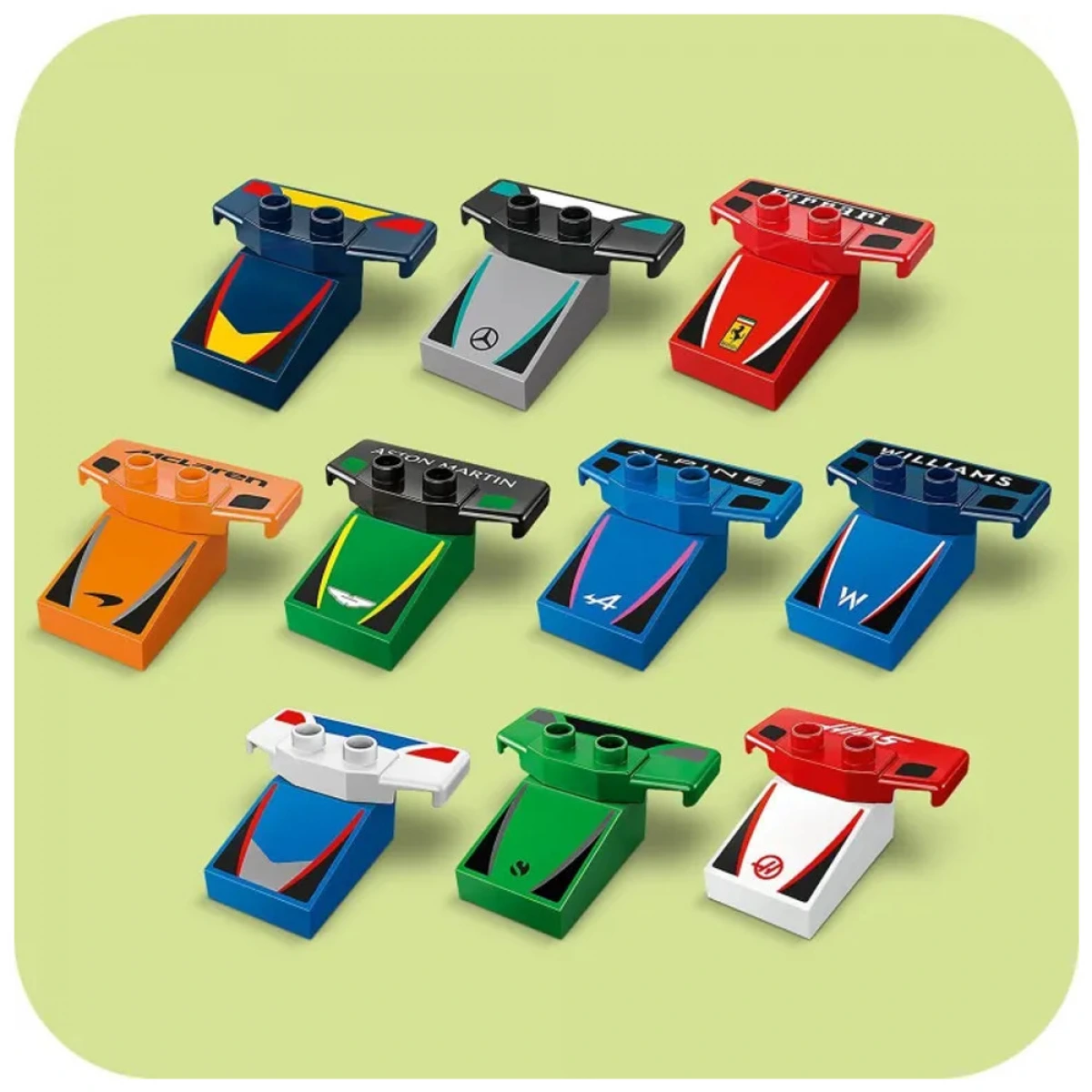 LEGO F1 TEAM RACE CARS & DRIVERS 10445