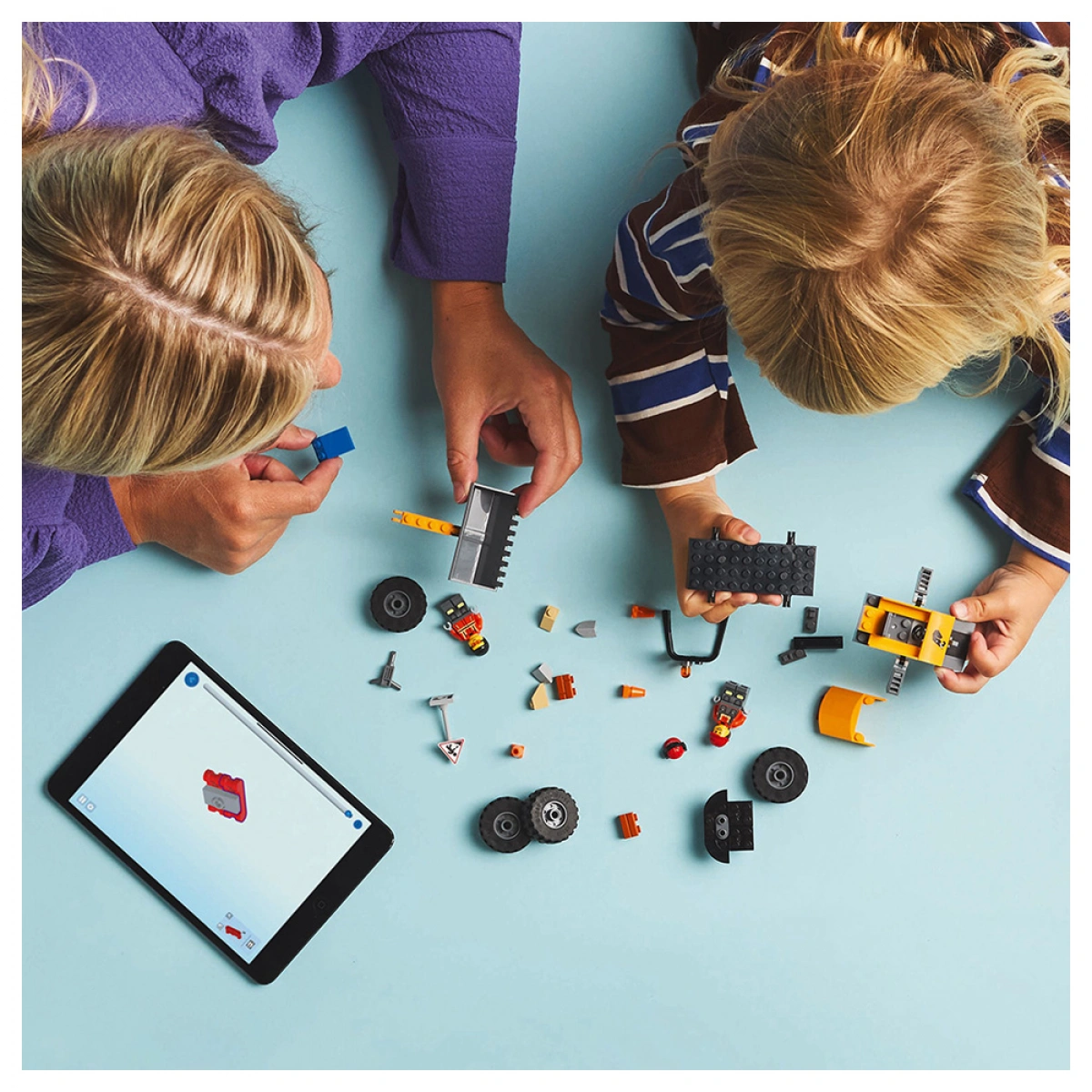 LEGO YELLOW CONSTRUCTION WHEEL LOADER 60450