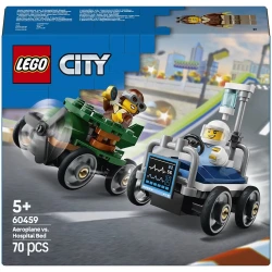 LEGO AIRPLANE VS HOSPITAL BED RACE CAR PACK 60459