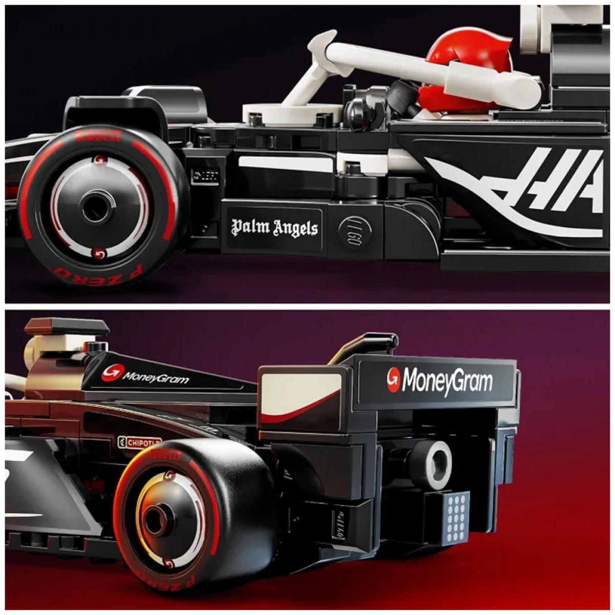 LEGO MONEYGRAM HAAS F1 TEAM VF 24 RACE CAR 77250