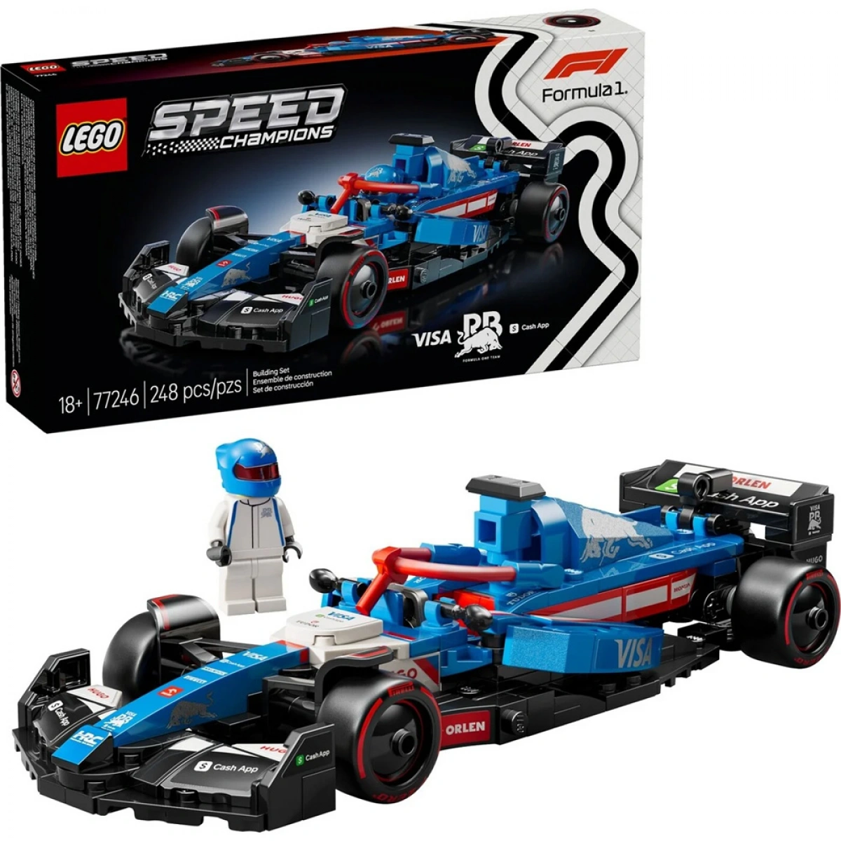 LEGO VISA CASH APP RB VCARB 01F1 RACE CAR 77246