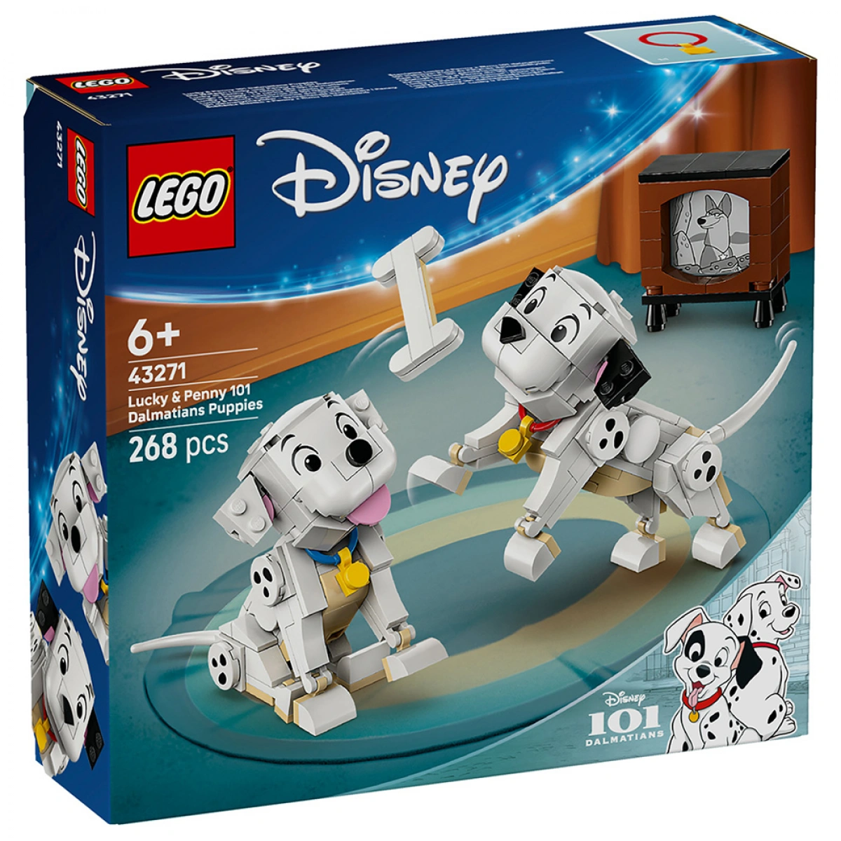 LEGO LUCKY AND PENNY 101 DALMATIANS PUPPIES 43271