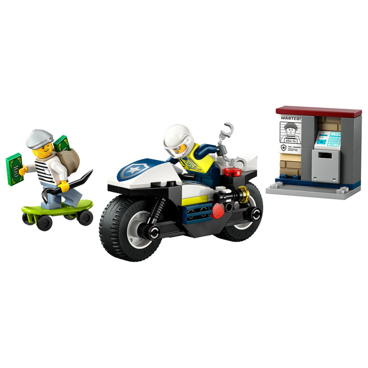 LEGO POLICE MOTORCYCLE CHASE 60455
