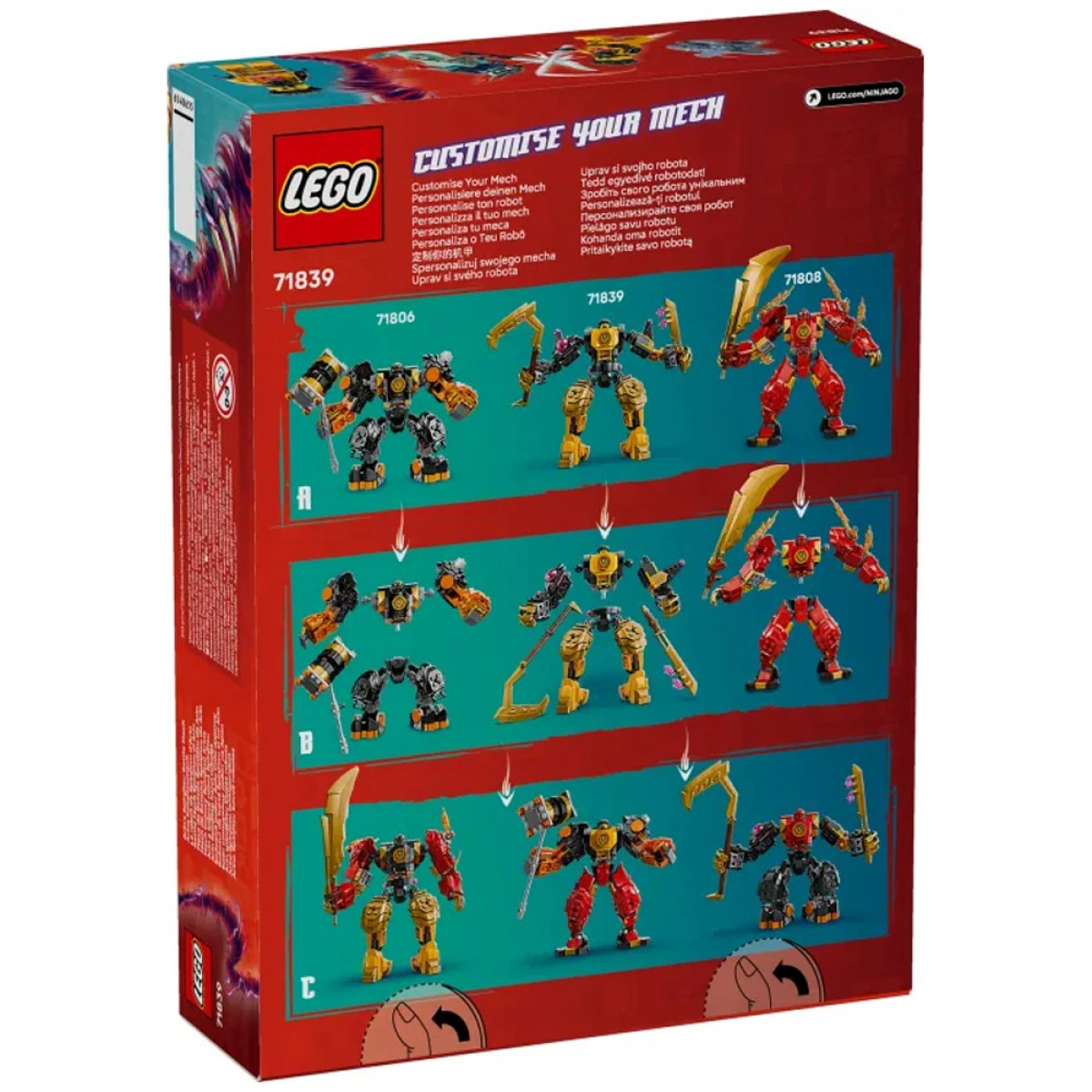 LEGO ARIN'S SPINJITZU BATTLE MECH 71839