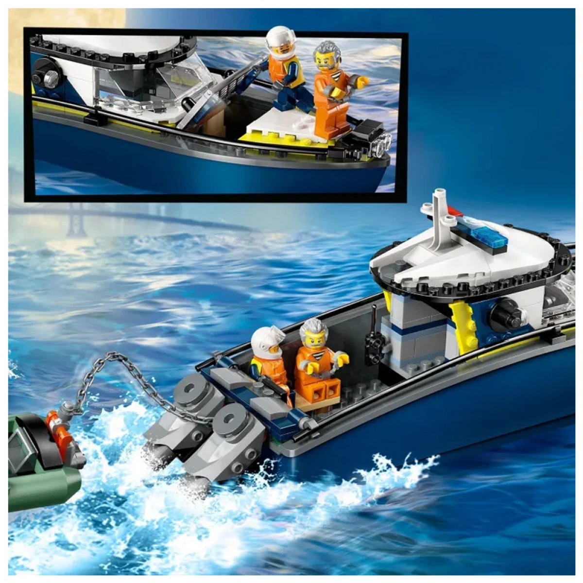 LEGO POLICE BOAT CHASE 60456