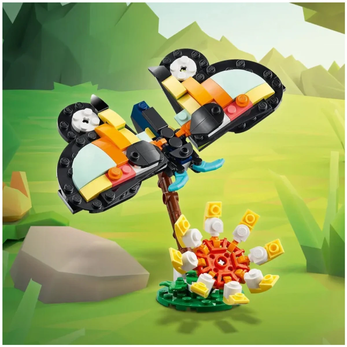 LEGO WILD ANIMALS:TROPICAL TOUCAN NO 31173