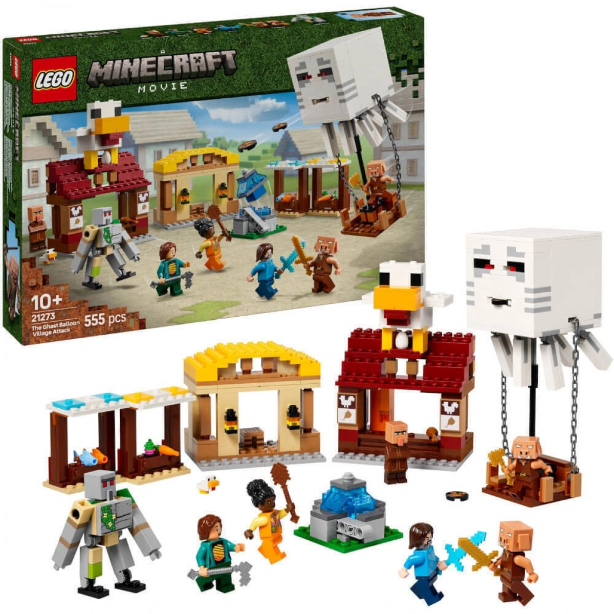 LEGO THE GHAST BALLOON VILLAGE ATTACK 21273