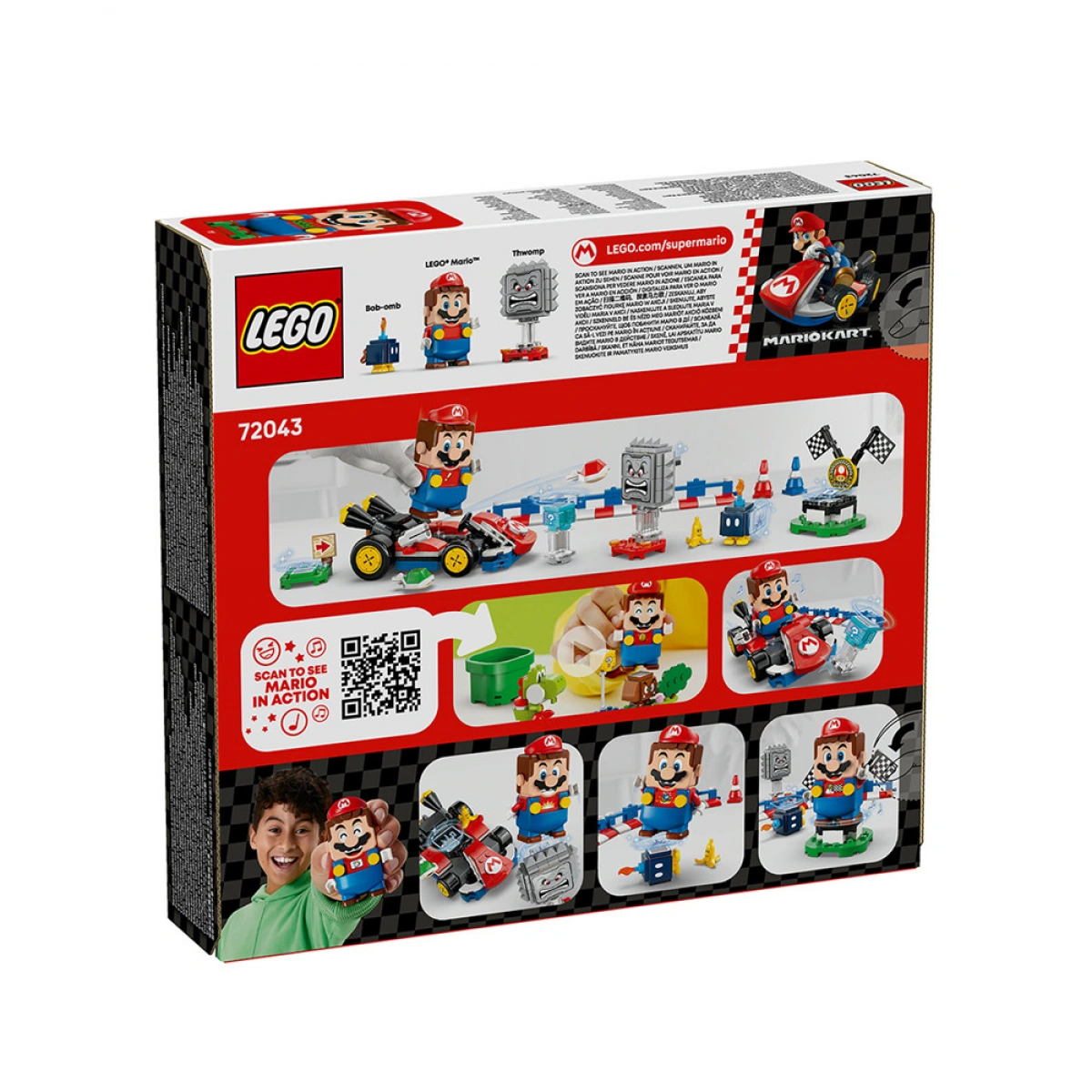 LEGO MARIO KART-INTERACTIVE LEGO MARIO & STANDARD KART 72043