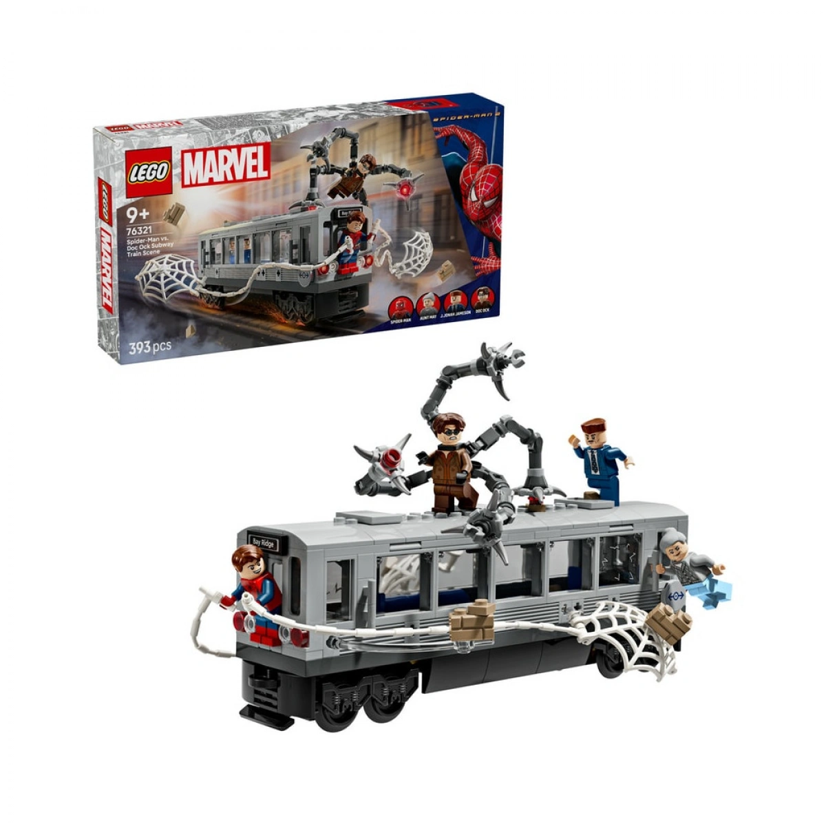 LEGO SPIDER-MAN VS.DOCK OCK SUBWAY TRAIN SCENE 76321
