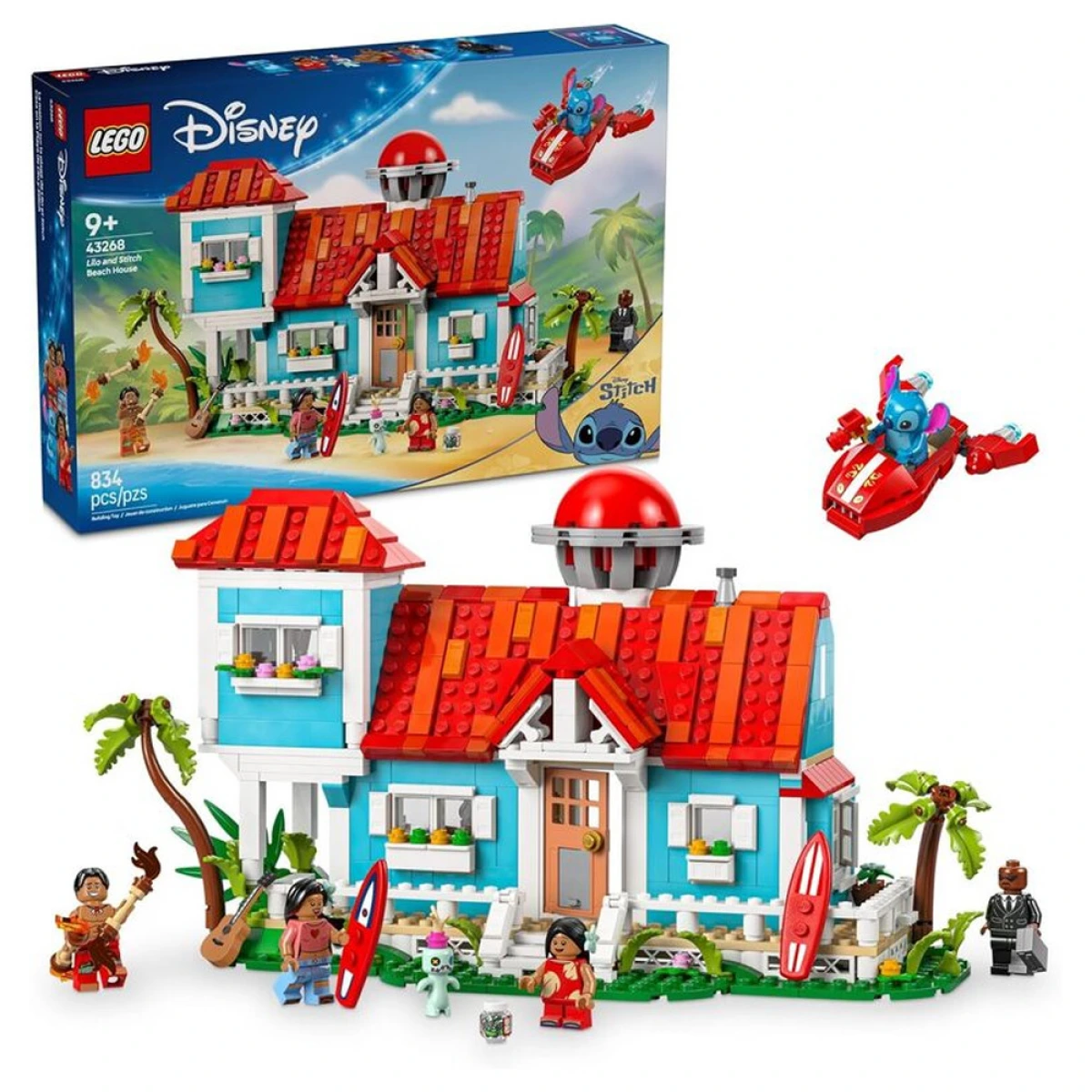LEGO LILO AND STITCH BEACH HOUSE 43268