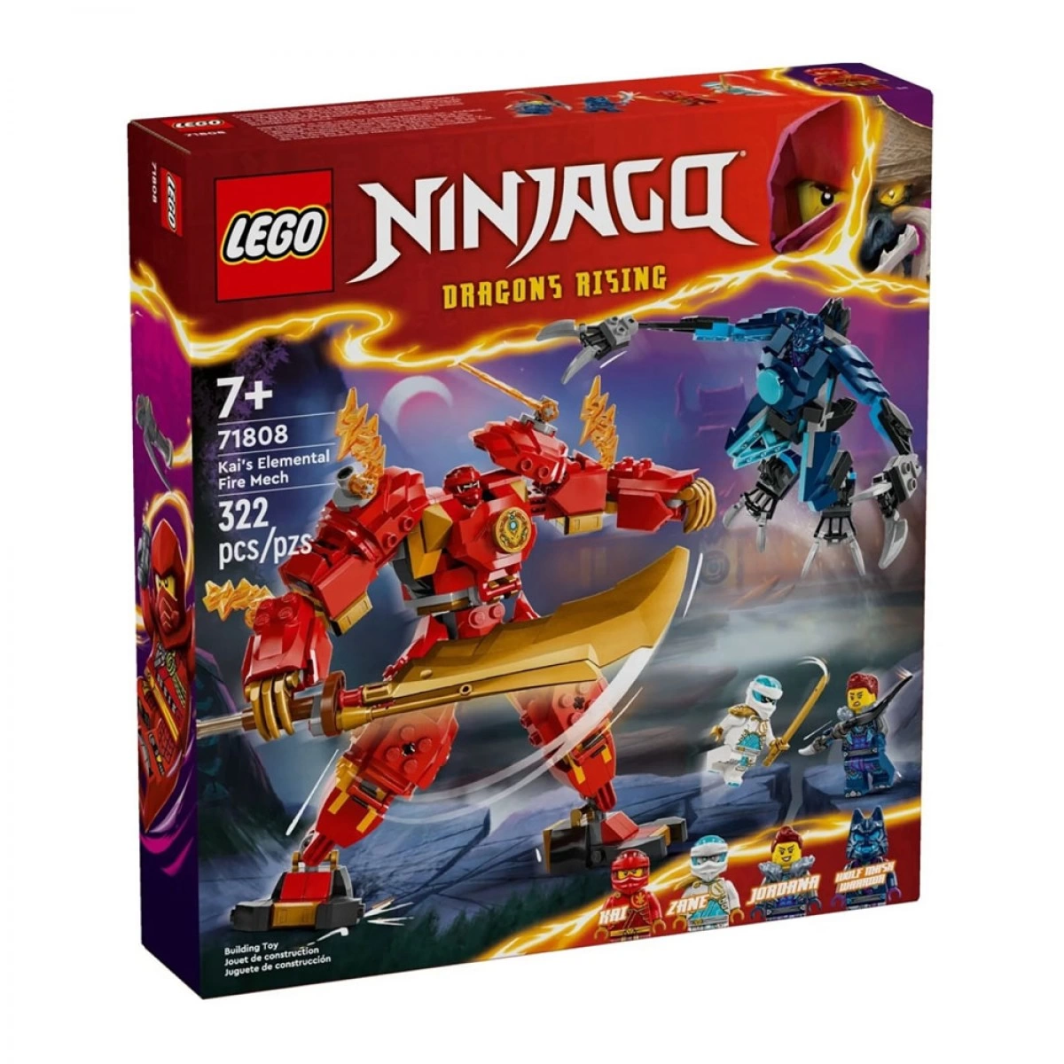 LEGO KAI'S ELEMENTAL FIRE MECH 71808
