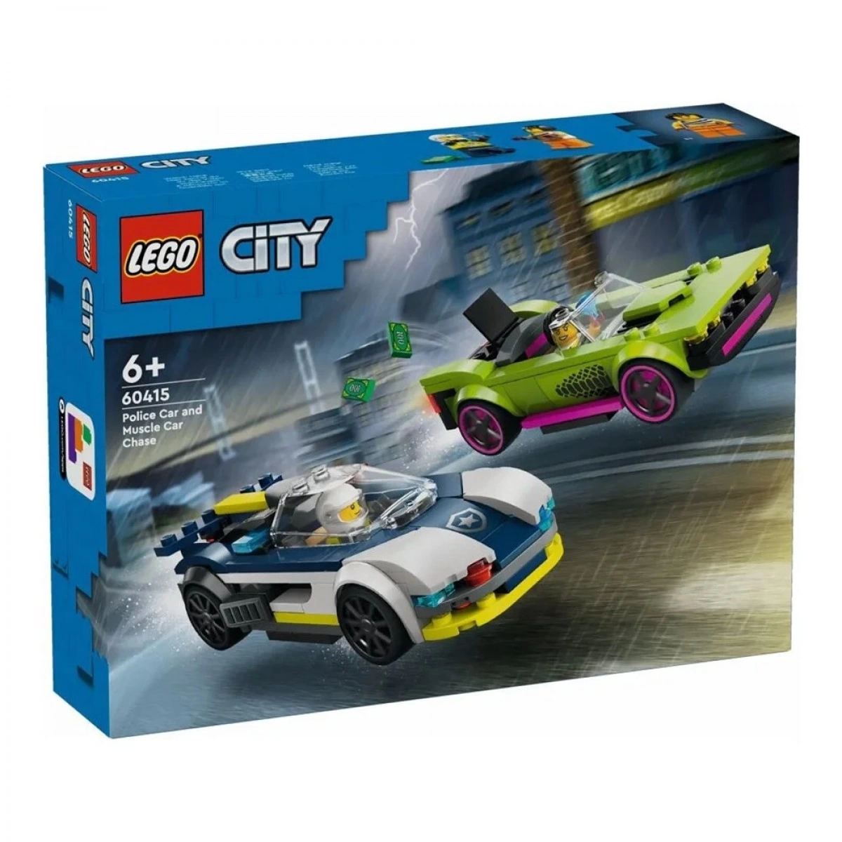 LEGO POLICE CAR AND MUSCLE CAR CHASE 60415