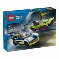 LEGO POLICE CAR AND MUSCLE CAR CHASE 60415