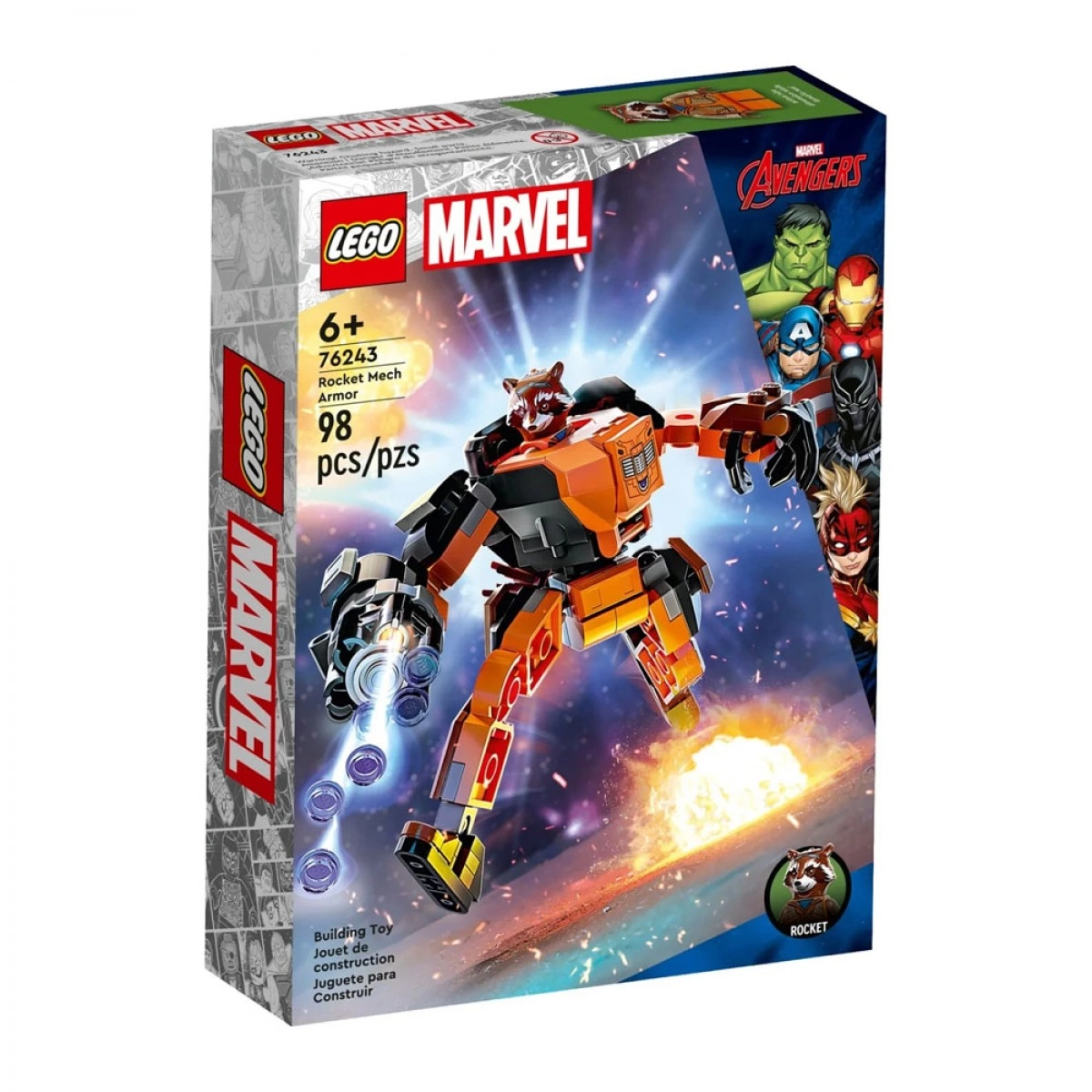 LEGO ROCKET MECH ARMOR 76243