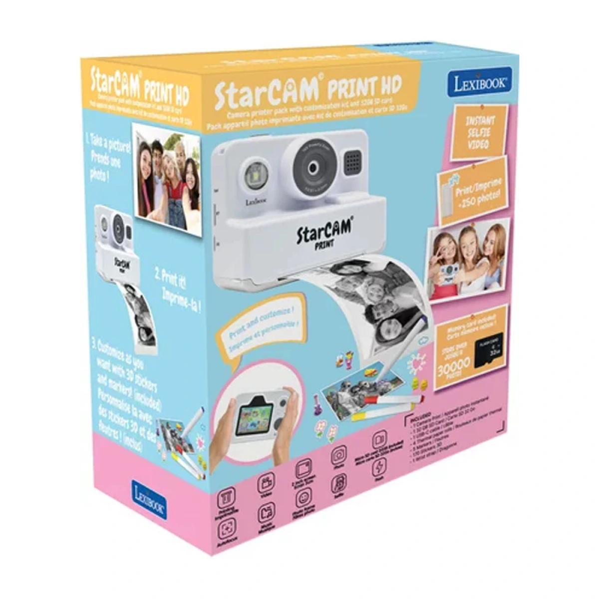 LEXIBOOK STARCAM PRINT CLASSIC DJ160