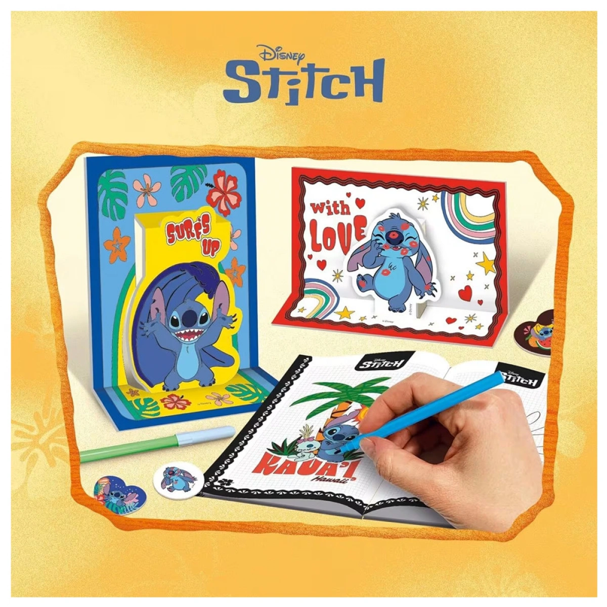 LEXIBOOK DISNEY STITCH ΣΑΚΙΔΙΟ ΣΧΕΔΙΑΖΩ & ΖΩΓΡΑΦΙΖΩ POP UP 27.110674