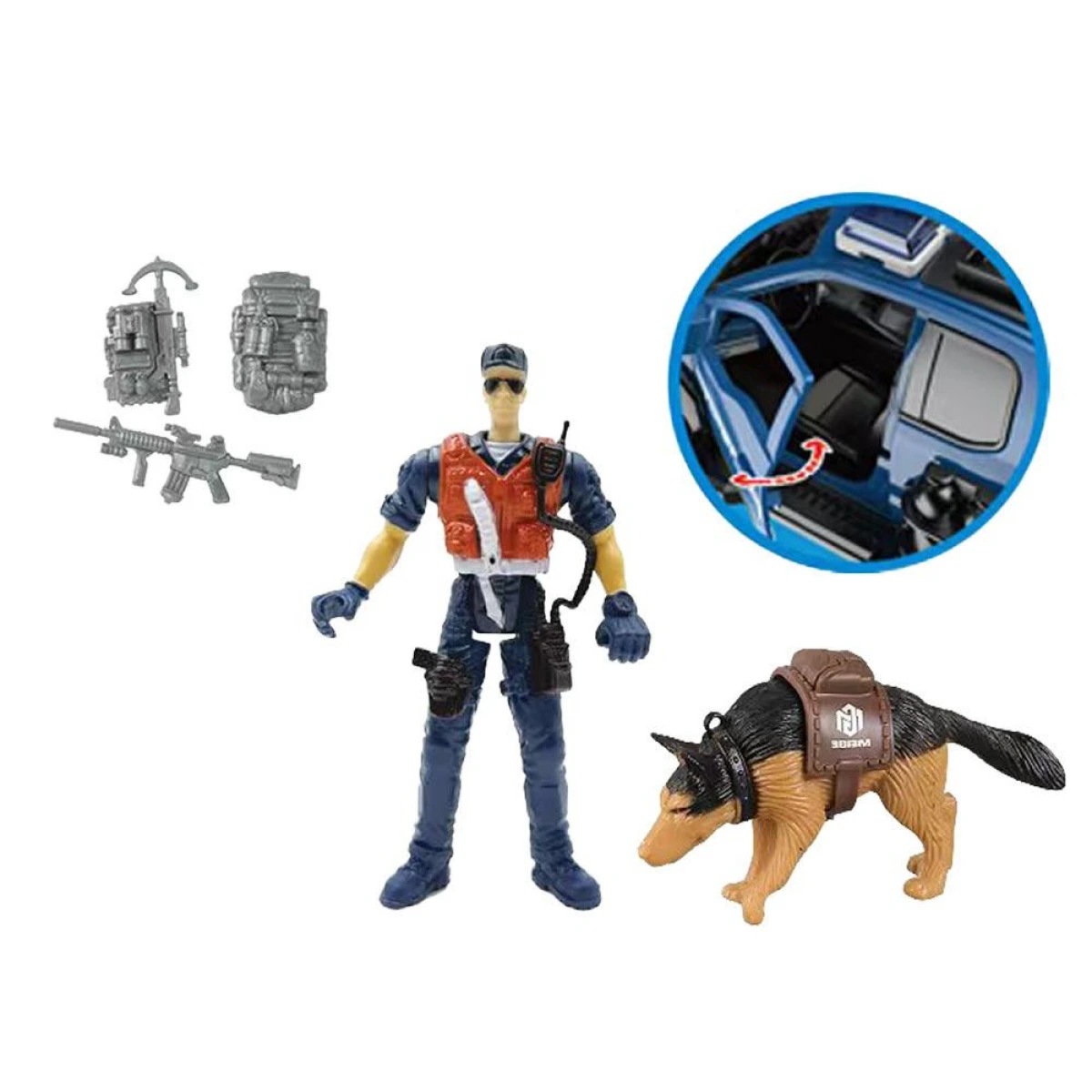 LUNA ΑΣΤΥΝΟΜΙΚΟ ΟΧΗΜΑ ΔΙΑΣΩΣΗΣ ΣΕΤ ΜΕ ΗΧΟ & ΦΩΣ 623675