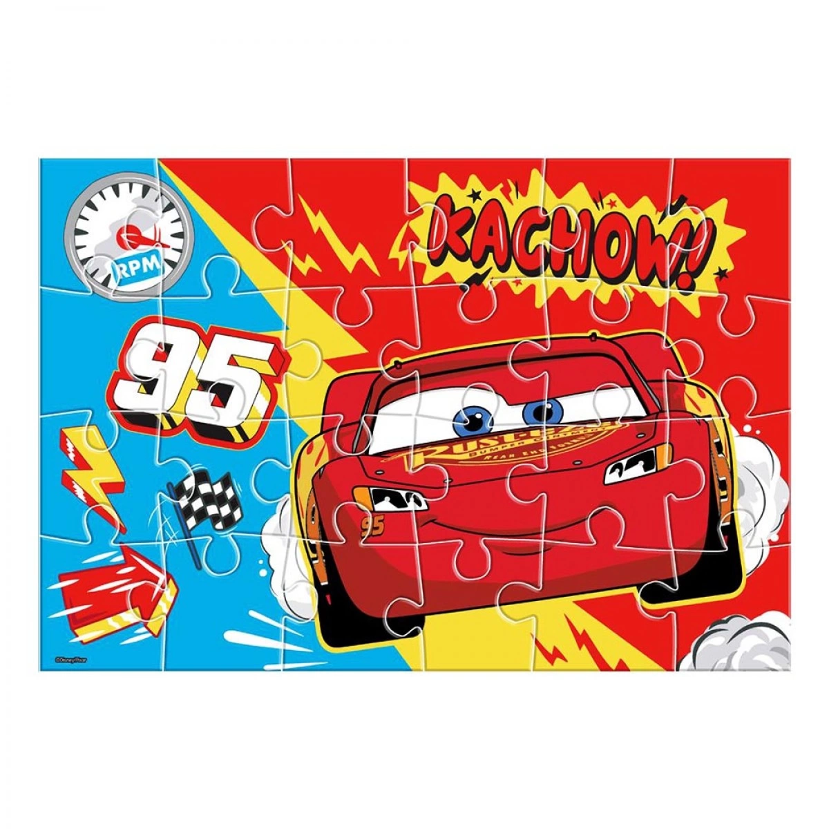 LUNA PUZZLE ΚΥΒΟΣ CARS 2 ΣΕ 1 562649 (24 ΤΜΧ.)