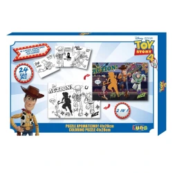 LUNA PUZZLE ΧΡΩΜΑΤΙΣΜΟΎ 2ΌΨΕΩΝ 24ΤΕΜ.TOY STORY 562321