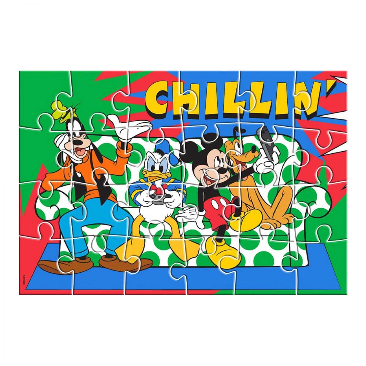 LUNA PUZZLE MICKEY 2 ΣΕ 1 562601 (24 ΤΜΧ.)