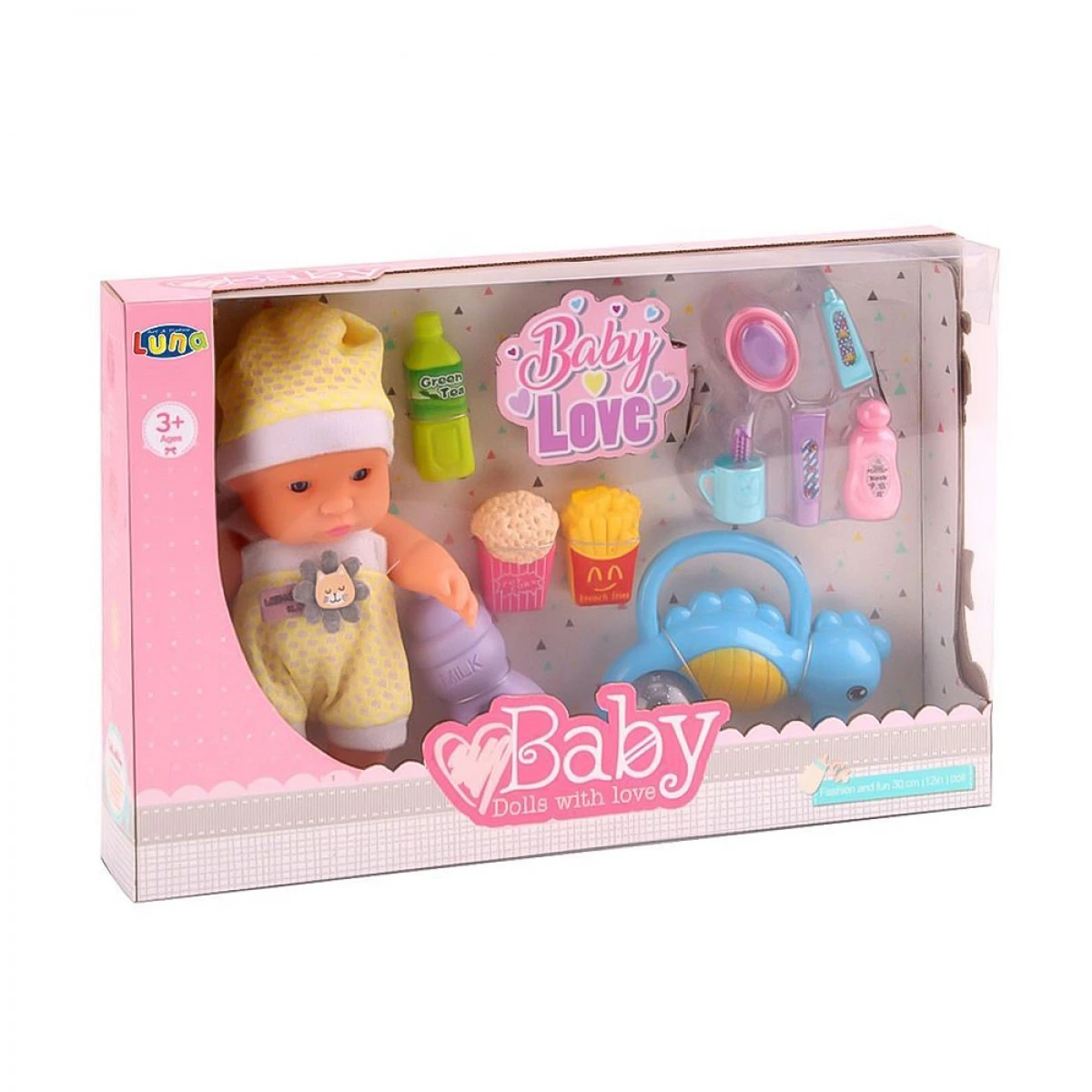 LUNA BABY DOLL SET WITH BABY SET 622151 (20 CM)