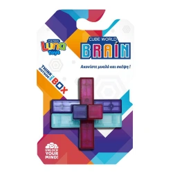 LUNA ΠΑΖΛ ΠΛΑΣΤΙΚΟ 3D ΣΤΑΥΡΟΣ 6ΤΕΜ.7Χ7Χ7ΕΚ. 622547