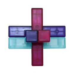 LUNA ΠΑΖΛ ΠΛΑΣΤΙΚΟ 3D ΣΤΑΥΡΟΣ 6ΤΕΜ.7Χ7Χ7ΕΚ. 622547