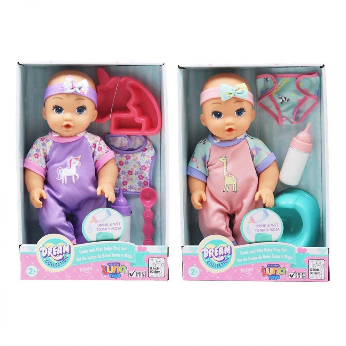 LUNA BABY DRINKING AND WETTING (30 CM) 622177