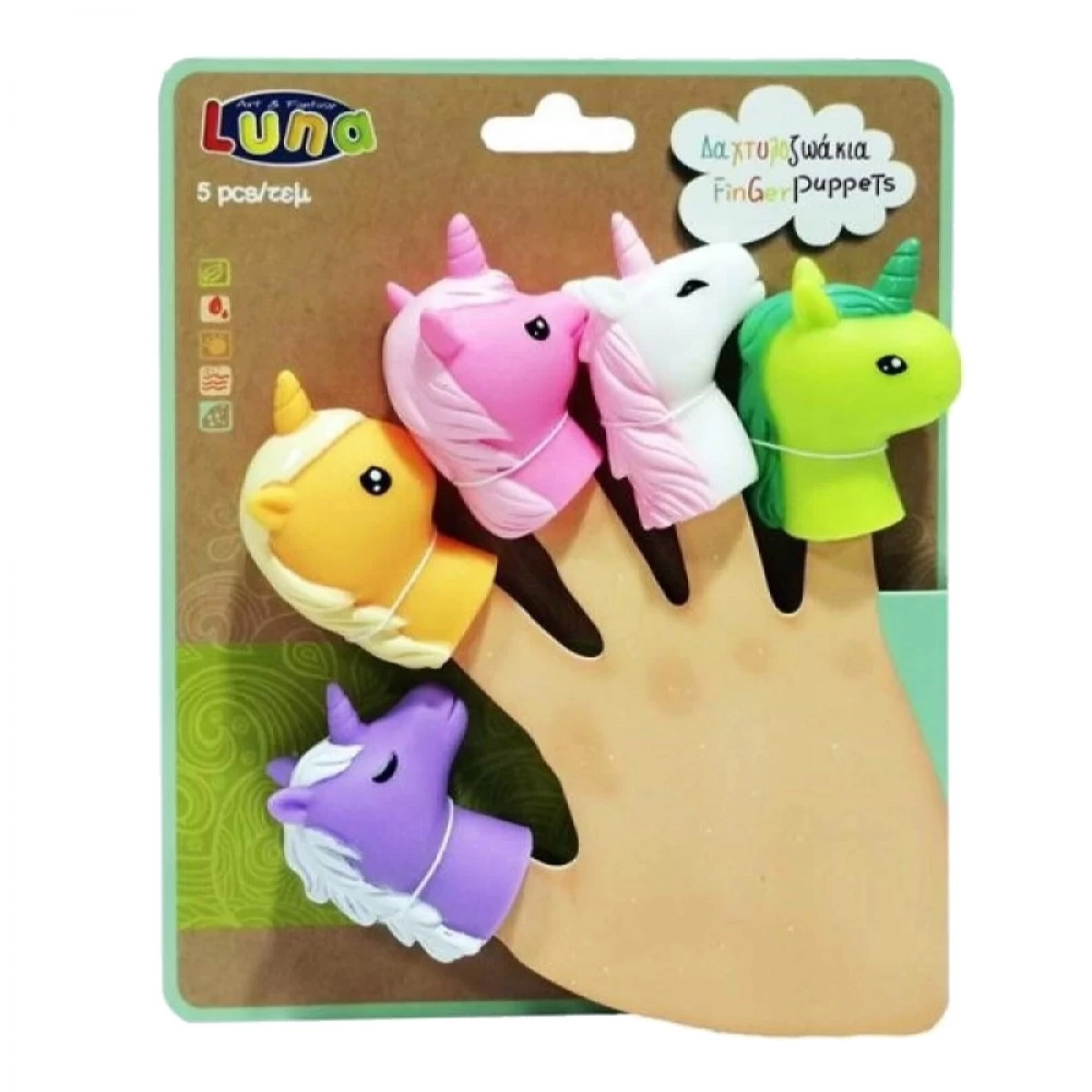 LUNA FINGERNAILS UNICORNS 750989 (5 PCS)