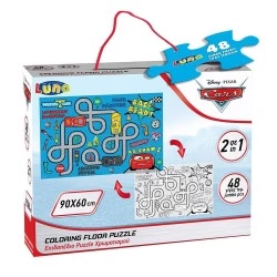 LUNA PUZZLE ΧΡΩΜΑΤΙΣΜΟΥ ΔΑΠΕΔΟΥ CARS 000562439 (48 ΤΕΜ.)
