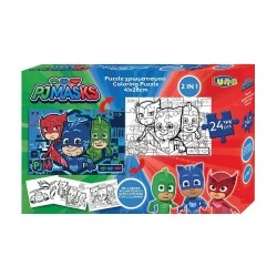 LUNA PUZZLE PJ MASKS 2 ΣΕ 1 484188 (24 ΤΜΧ.)