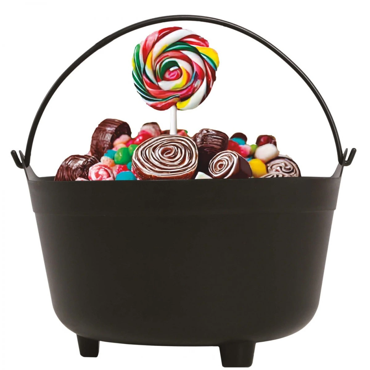 MASKARATA DECORATIVE BLACK CAULDRON 26286