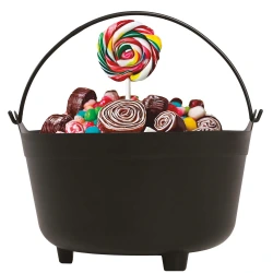 MASKARATA DECORATIVE BLACK CAULDRON 26286