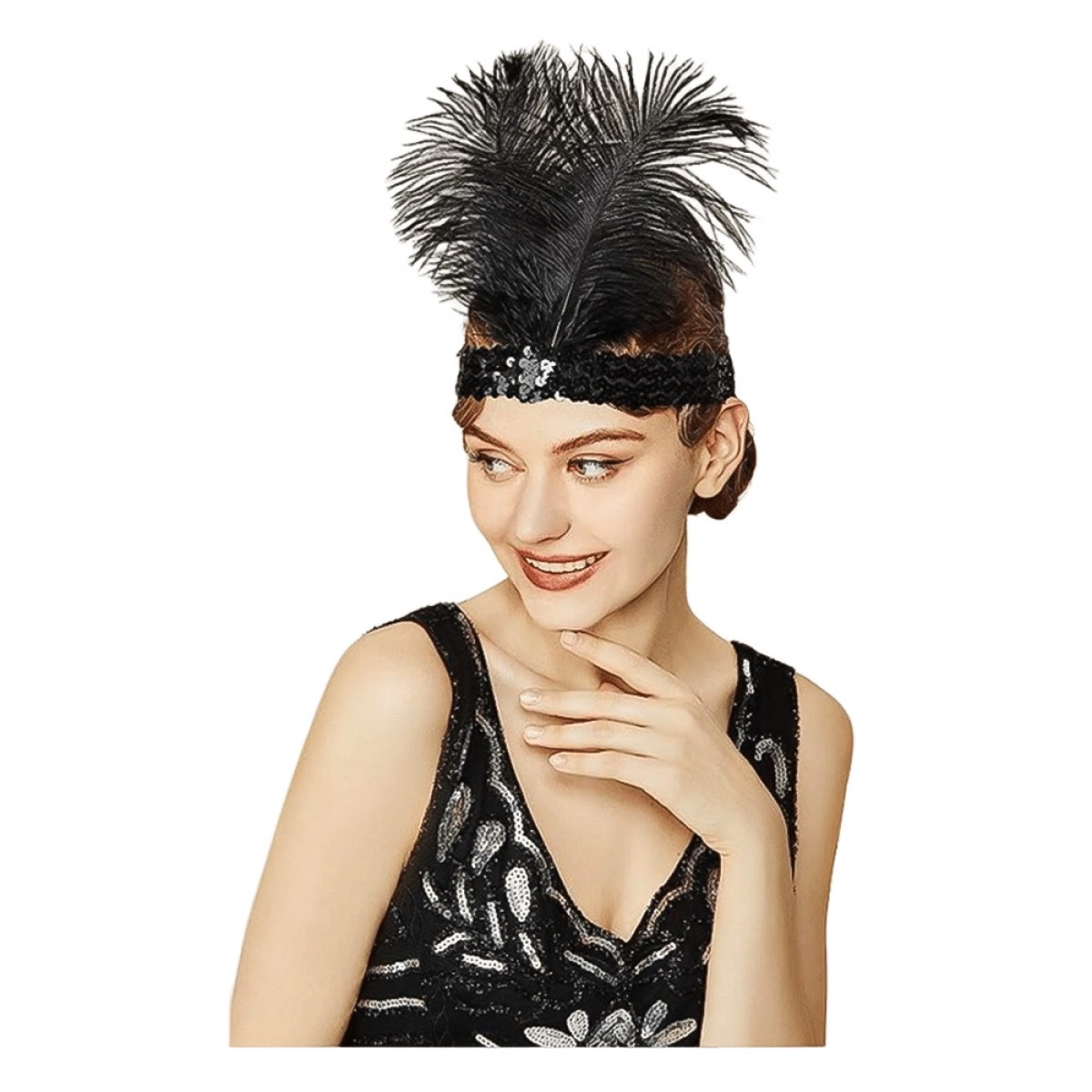 MASKARATA BLACK BIRDS TIE 3055