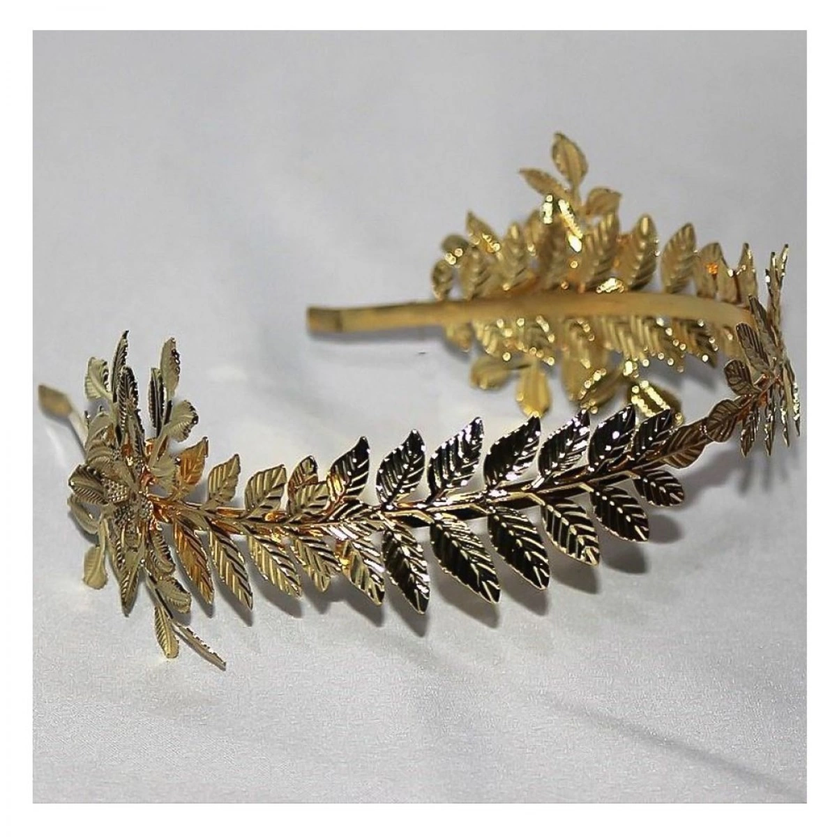 MASKARATA ΔΑΦΝΙΝΟ ΣΤΕΦΑΝΙ ΜΕΤΑΛΛΙΚΟ N000085