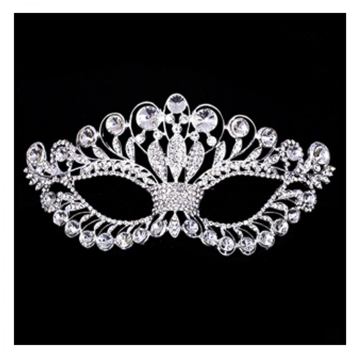 MASKARATA ΜΑΣΚΑ ΜΕΤΑΛΛΙΚΗ ΜΕ ΠΕΤΡΑΔΙΑ ΛΟΥΞ Α0460