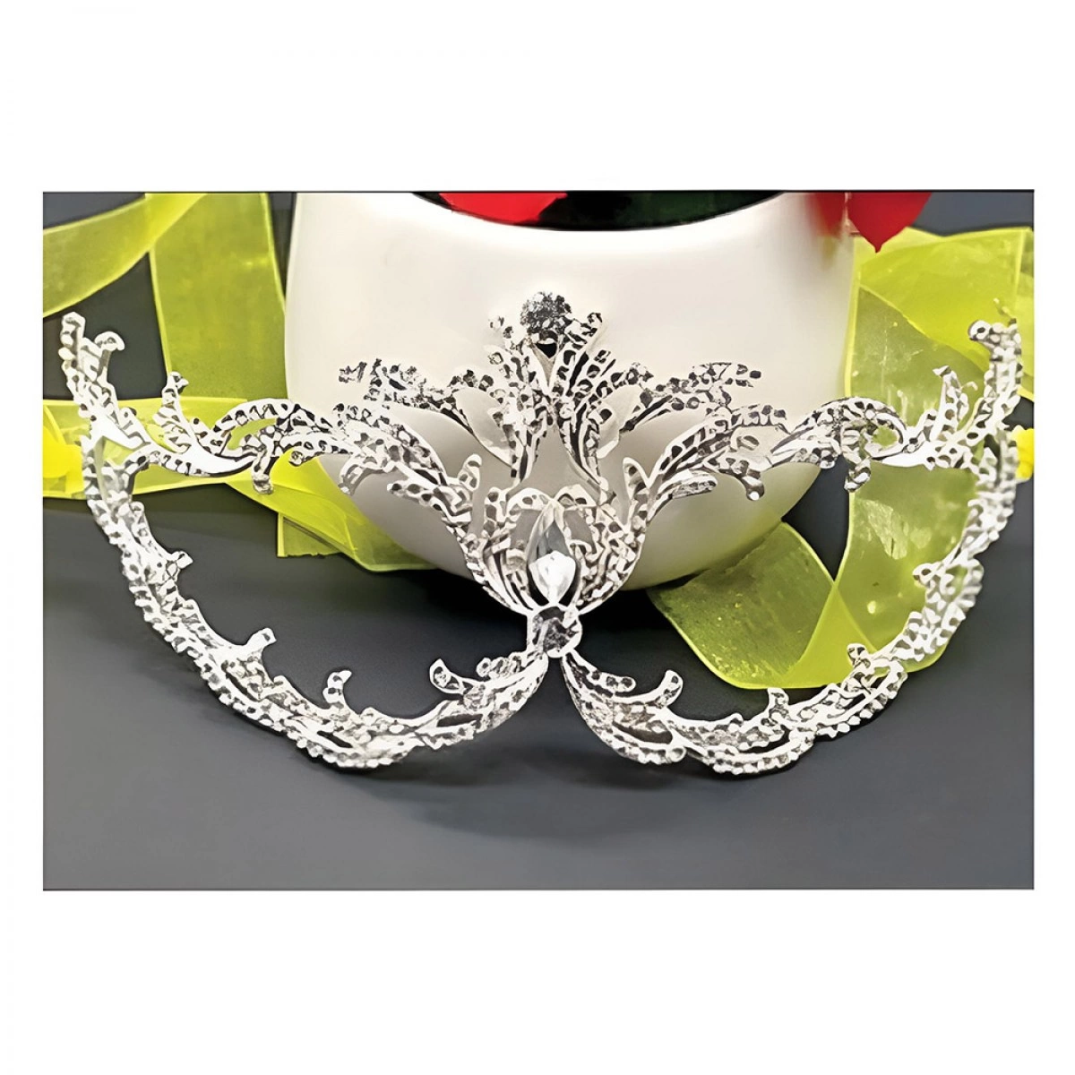 MASKARATA ΜΑΣΚΑ ΜΕΤΑΛΛΙΚΗ ΜΕ ΠΕΤΡΑΔΙΑ ΛΟΥΞ Α0461