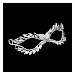 MASKARATA ΜΑΣΚΑ ΜΕΤΑΛΛΙΚΗ ΜΕ ΠΕΤΡΑΔΙΑ ΛΟΥΞ 0462