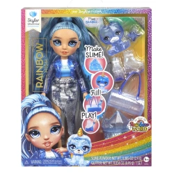 MGA ENTERTAINMENT RAINBOW HIGH ΚΟΥΚΛΑ & SLIME - SKYLER BRADSHAW (BLUE) 120216