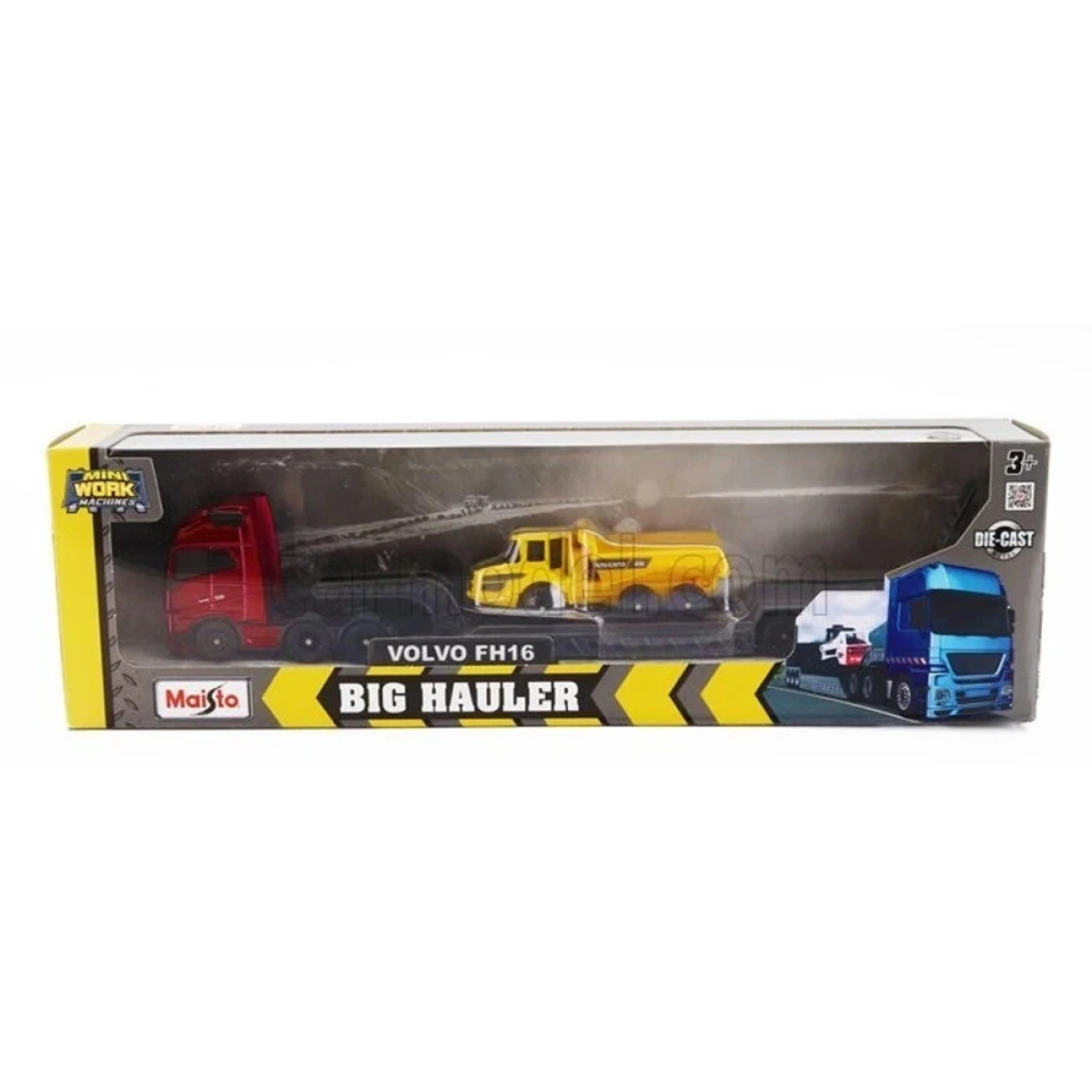 MAISTO MINI WORK MACHINES-BIG HAULER VOLVO FH16 (ΜΕ ΦΟΡΤΗΓΟ)  48/11681