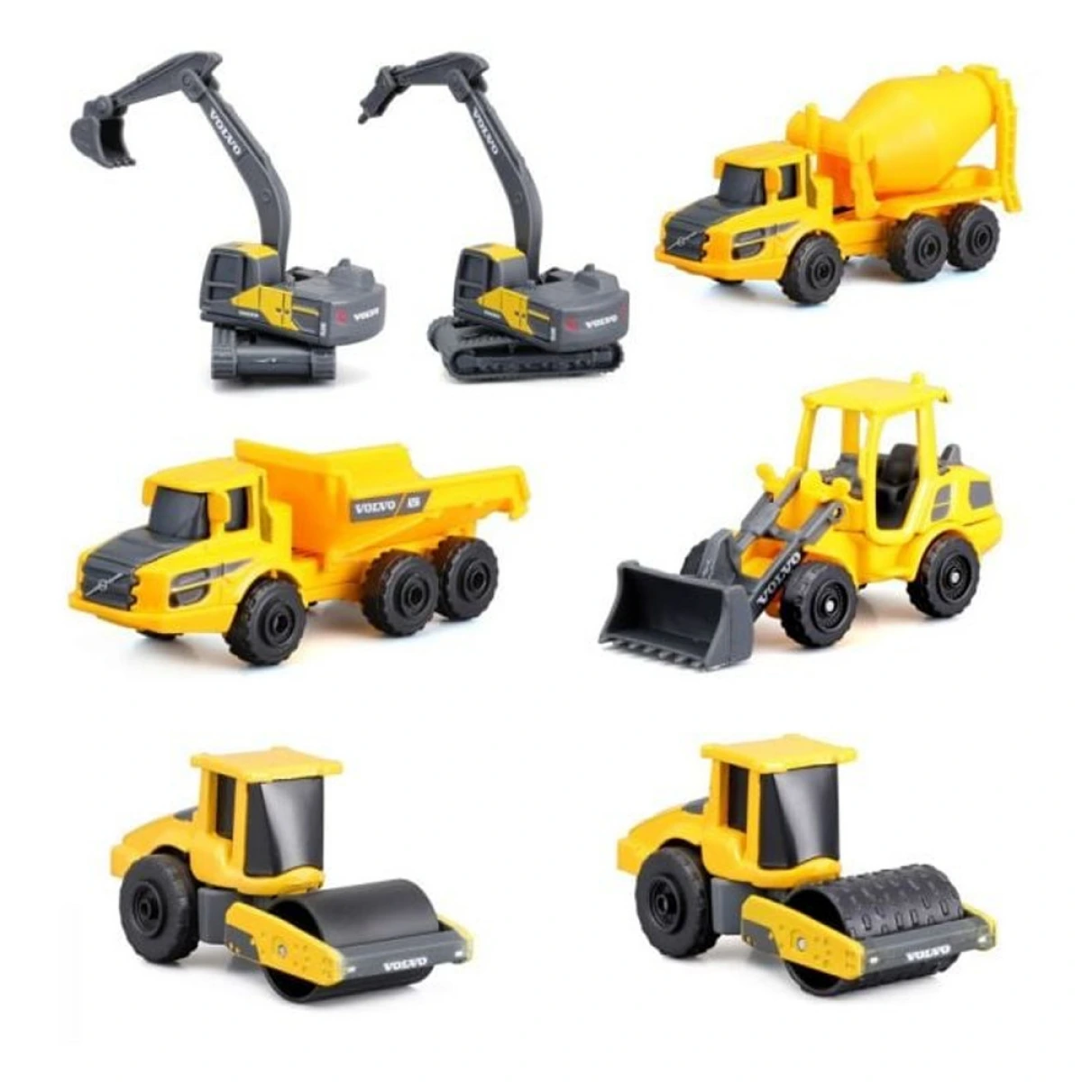 MAISTO VOLVO MINI WORK DIE CAST DISPLAY NON 14364