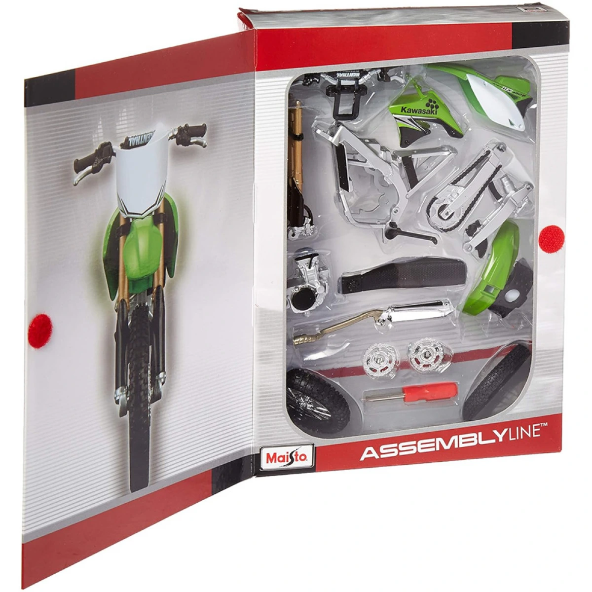 MAISTO 1:12 ASSEMBLY LINE MOTO-KAWASAKI KX450 F 39175