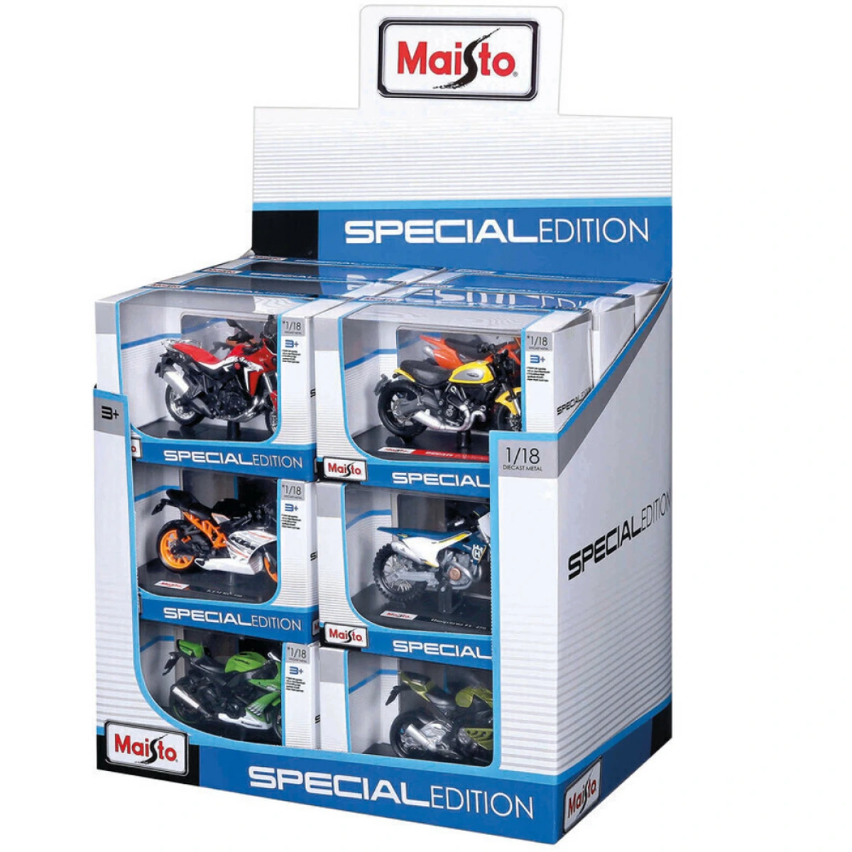 MAISTO ΜΟΤΟΣΥΚΛΕΤΕΣ 1/18 (18ΣΧ.) 39300/34007