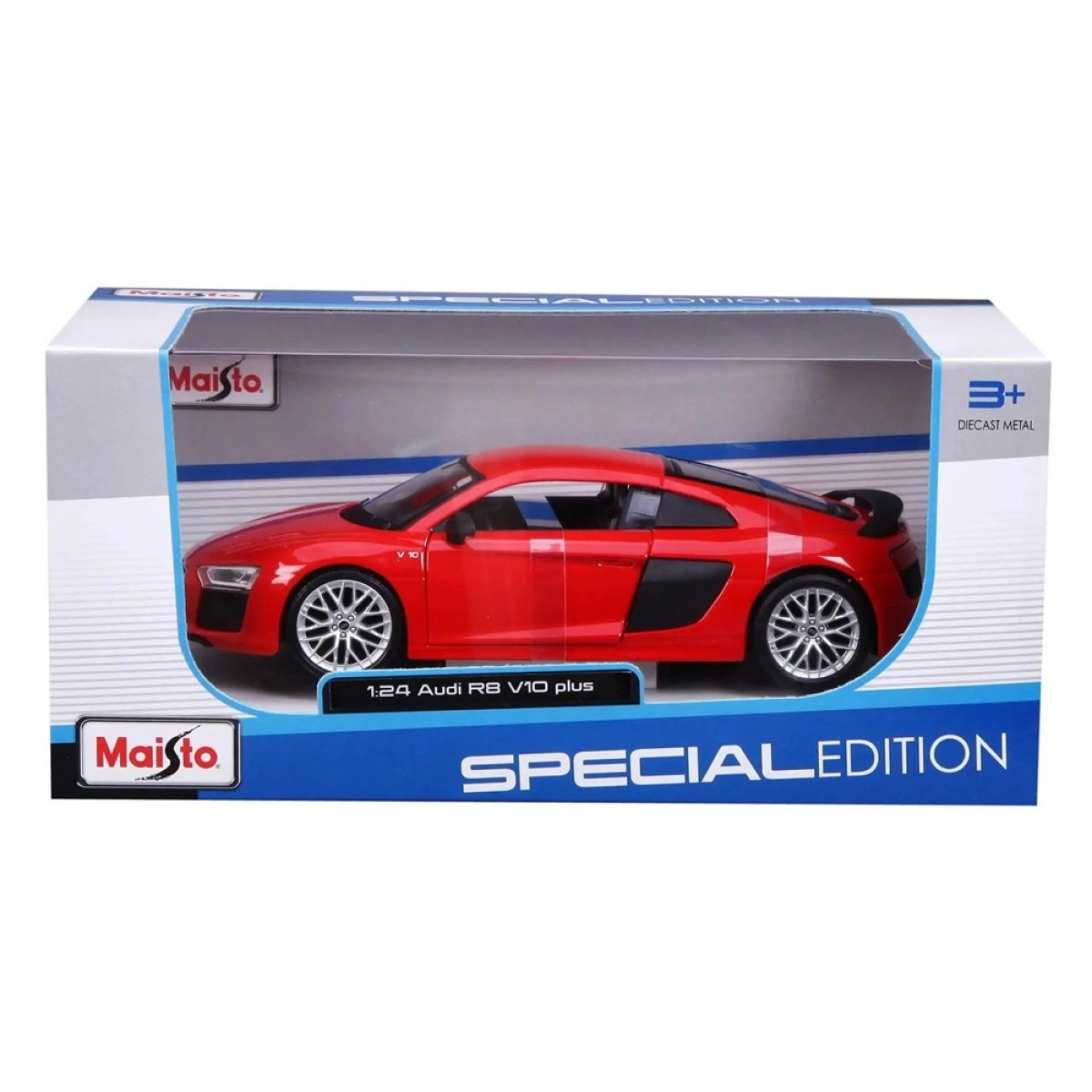 MAISTO SPECIAL EDITION 1:24 ΝEW AUDI R8 V10 PLUS (RED) 31513