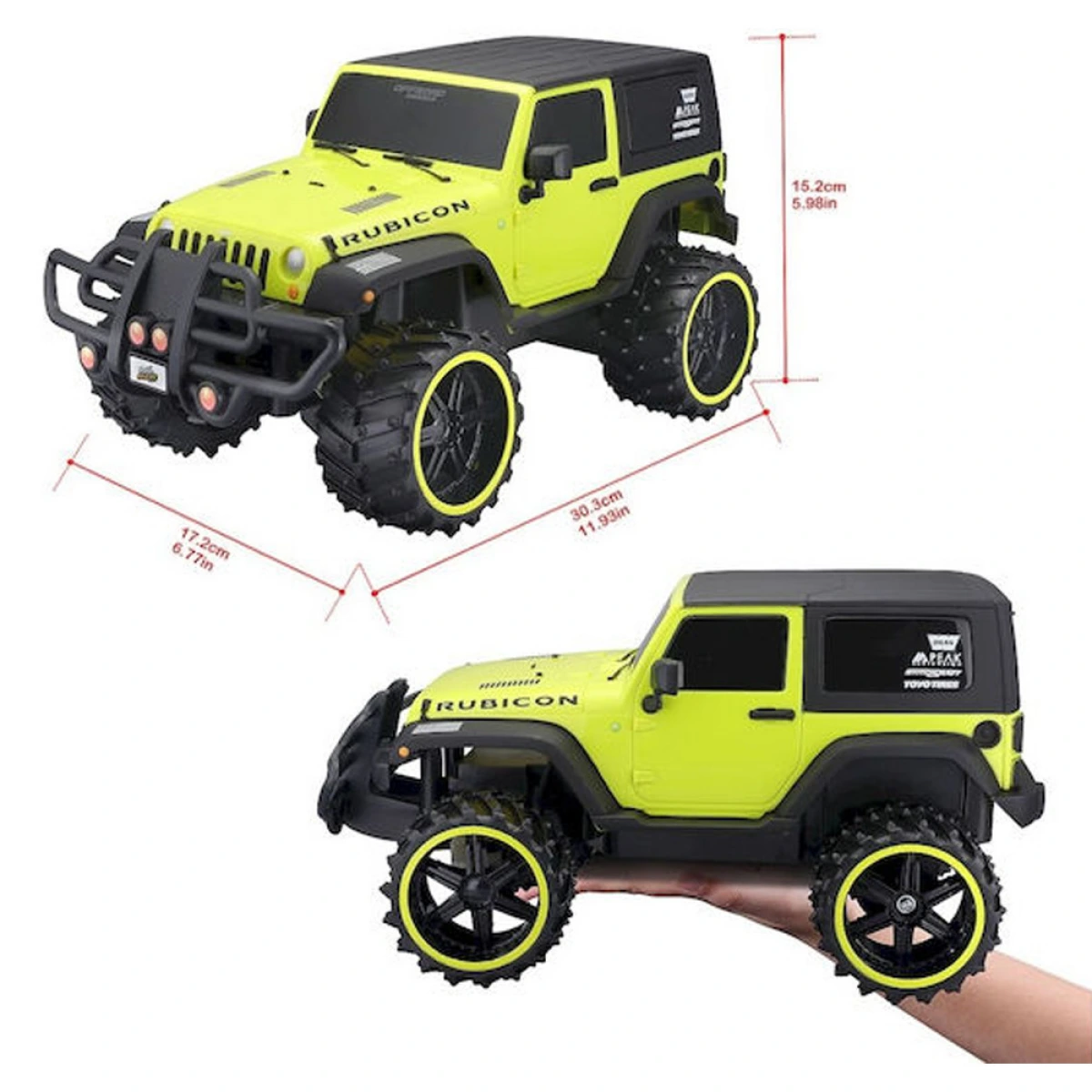 MAISTO 1:16 OFF ROAD-JEEP WRANGLER RUB 82704Y