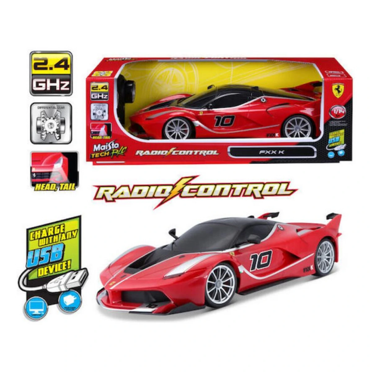 MAISTO 1/14 R/C FERRARI FXX K 82814