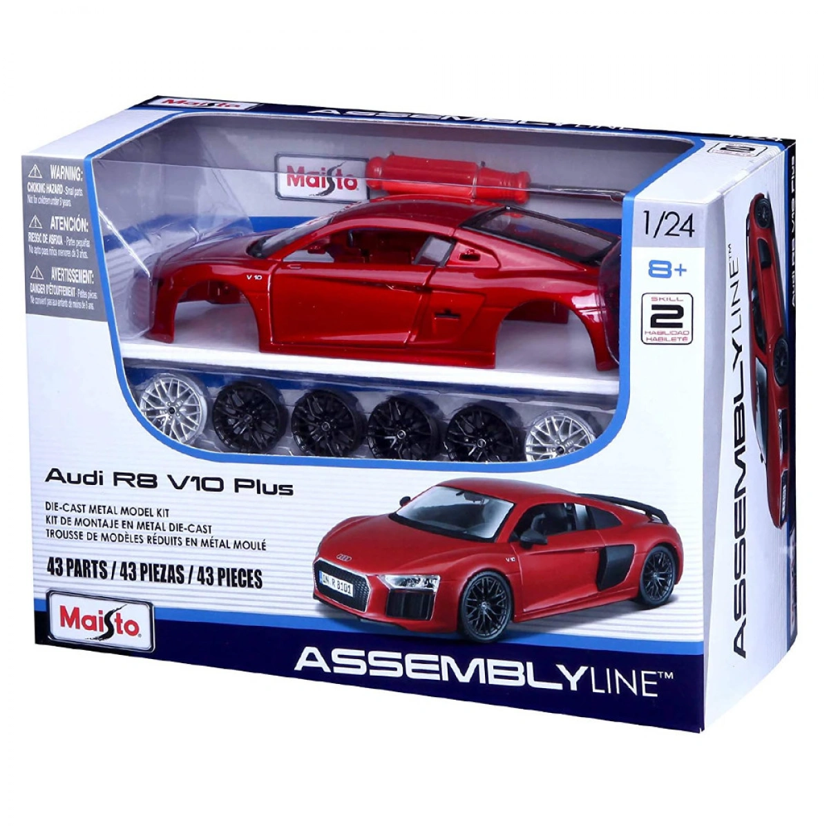 MAISTO 1:24 ASSEMBLY LINE - AUDI R8 V10 39510