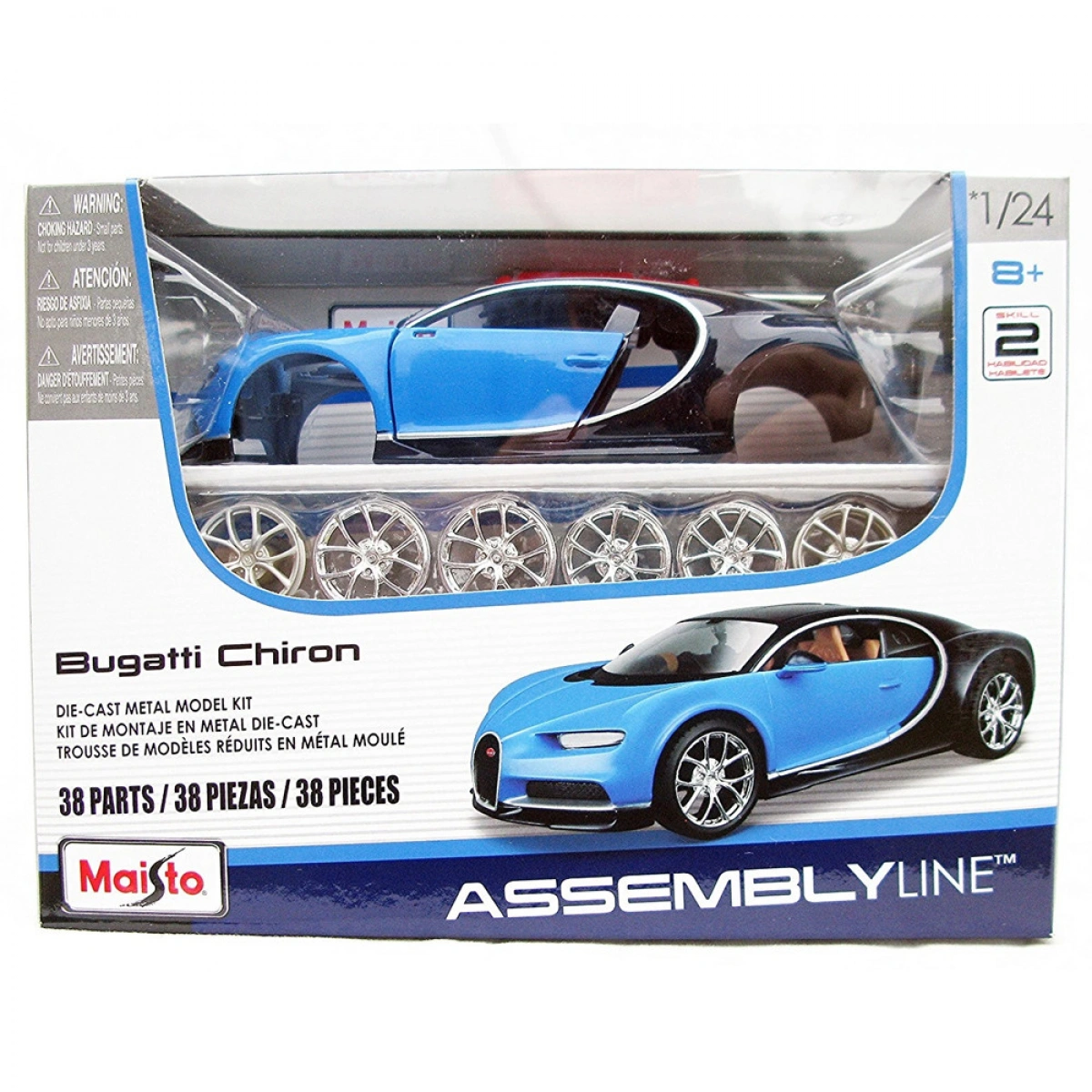MAISTO 1:24 ASSEMBLY LINE - BUGATTI CHIRON 39514